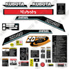 Image of Fits Kubota ZD28 Decal Kit Mower
