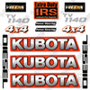 Image of Fits Kubota TV1140 Decal Kit UTV