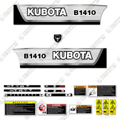 Fits Kubota B1410 Decal Kit Tractor