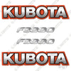 Image of Kubota F3990 Old Style Decal Kit Lawn Mower - Aftermarket Kit
