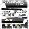 Image of Fits Kubota L2900 Decal Kit Tractor