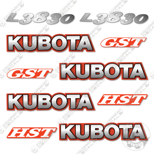 Fits Kubota L3830 Decal Kit Tractor