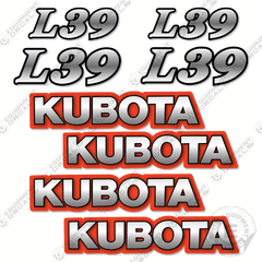 Fits Kubota L39 Decal Kit Tractor Attachment