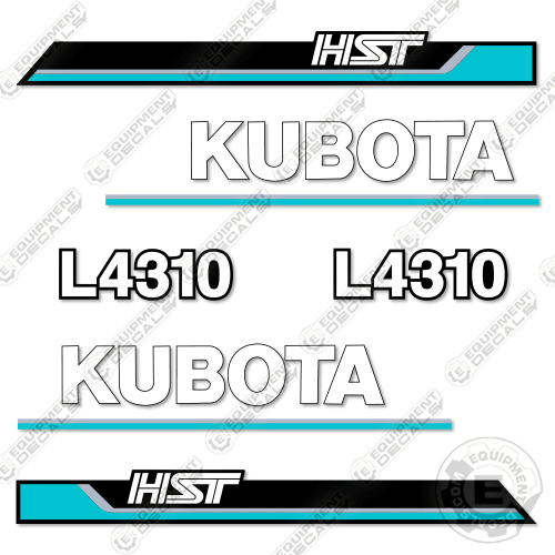Fits Kubota L4310 HST Decal Kit Utility Tractor