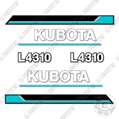 Fits Kubota L4310 Decal Kit Utility Tractor
