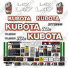 Image of Fits Kubota L47 Decal Kit Backhoe