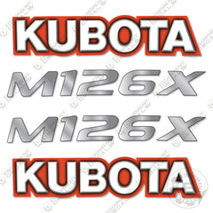 Kubota M126X Decal Kit Tractor - Aftermarket Kit