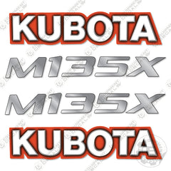 Kubota M135X Decal Kit Tractor - Aftermarket Kit