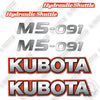 Image of Kubota M5-091 Decal Kit Utility Tractor - Aftermarket Kit