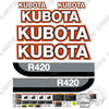 Image of Fits Kubota R420 Decal Kit Wheel Loader