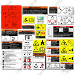 Fits Kubota SVL 75-2 Skid Steer Decal Kit - CUSTOM BLACK