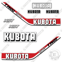 Fits Kubota T1400 Decal Kit Tractor