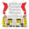 Image of Kubota U48-4 Decal Kit Excavator -  Aftermarket Kit