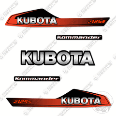 Fits Kubota Z125S Decal Kit Mower