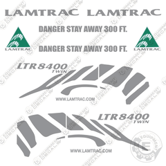Fits Lamtrack LTR8400 Twin Decal Kit Mulcher