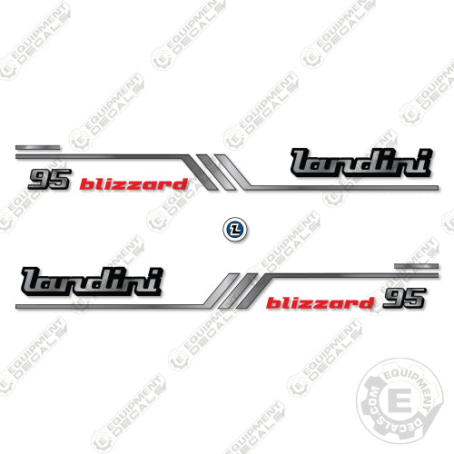 Landini 95 Blizzard Decal Kit Tractor - Aftermarket Kit