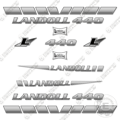 Fits Landoll 440 Decal Kit Trailer (3M REFLECTIVE VINYL)