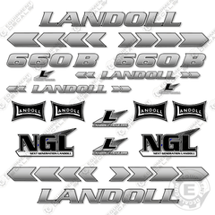 Fits Landoll 660B Decal kit Trailer