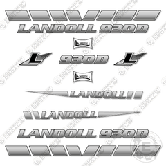 Fits Landoll 930D Decal Kit Trailer (3M REFLECTIVE VINYL)