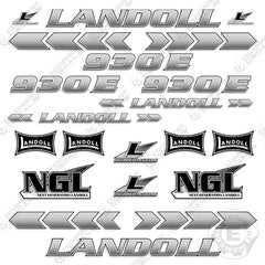 Fits Landoll 930E Decal Kit Trailer (3M REFLECTIVE VINYL!)