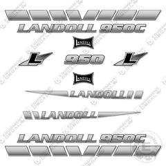 Fits Landoll 950C Decal Kit Trailer (3M REFLECTIVE VINYL)