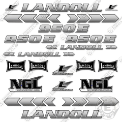 Fits Landoll 950E Decal Kit Trailer (3M REFLECTIVE VINYL!)
