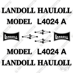 Fits Landoll L4024A Decal kit Trailer