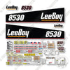Image of LeeBoy 8530 Decal Kit Paver - Aftermarket Kit