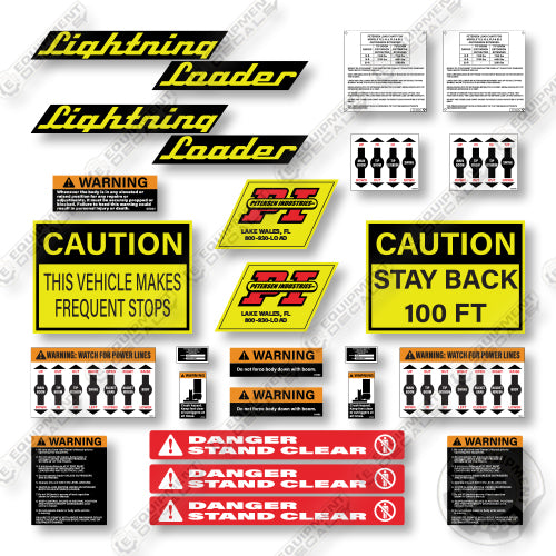 Lightning Loader HL3 Decal Kit Truck Loader - Aftermarket Kit