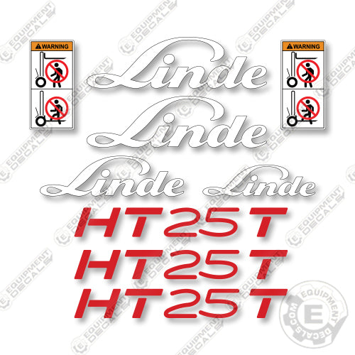 Linde HT25T Decal Kit Forklift - Aftermarket Kit