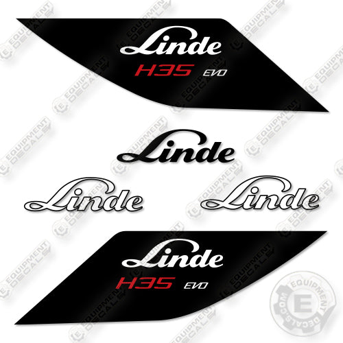Fits Linde H35 Decal Kit Forklift