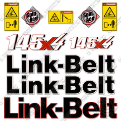 Fits Link-Belt 145X4 Decal Kit Excavator