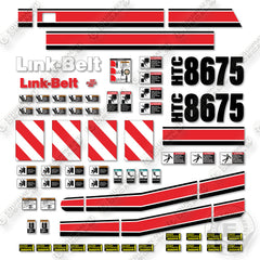 Link-Belt HTC8675 Decal Kit Crane - Aftermarket Kit