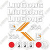 Image of Liugong 20A Decal Kit Forklift- Aftermarket Kit