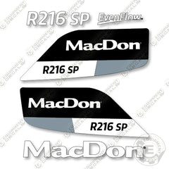 Macdon RS16 Decal Kit Rotary Disc Header - Aftermarket Kit