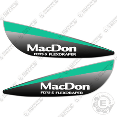 Fits Macdon FD75-S Decal Kit Draper Head