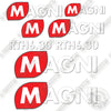 Image of Fits Magni RTH6.30 Decal Kit Telehandler
