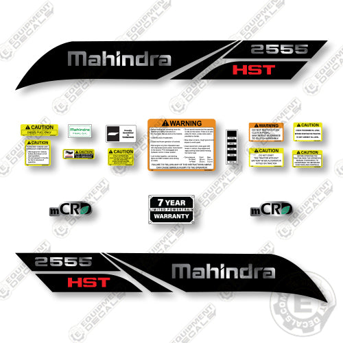 Mahindra 2555 Decal Kit Tractor - Aftermarket Kit