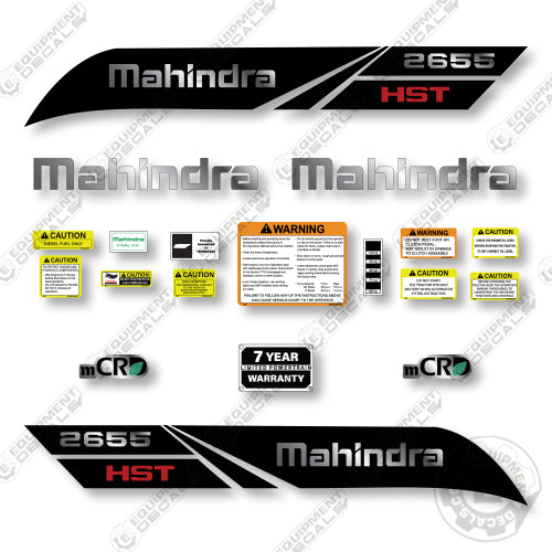 Mahindra 2655 Decal Kit Tractor - Aftermarket Kit