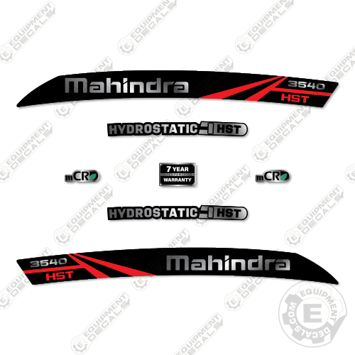 Fits Mahindra 3540 HST Decal Kit Tractor