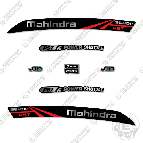 Fits Mahindra 3540P PST Decal Kit Tractor