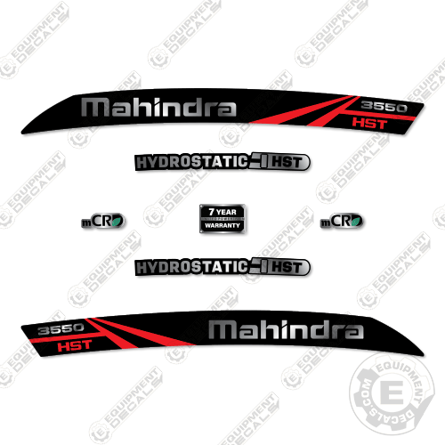 Fits Mahindra 3550 HST Decal Kit Tractor
