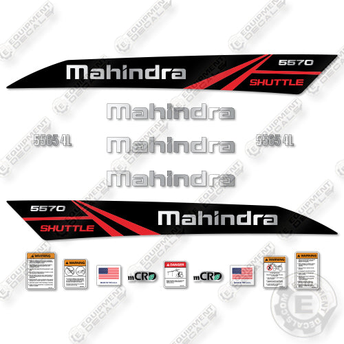Fits Mahindra 5570 5565 4L Decal Kit Tractor
