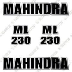 Fits Mahindra ML230 Decal Kit Front End Loader