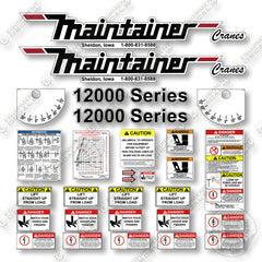 Maintainer 12000 Decal Kit Crane - Aftermarket Kit