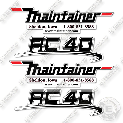 Maintainer RC40 Decal Kit Air Compressor- Aftermarket Kit