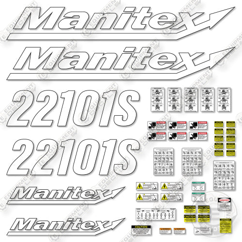 Manitex 22101S Decal Kit Crane - Aftermarket Kit