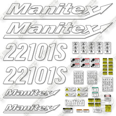 Manitex 22101S Decal Kit Crane - Aftermarket Kit