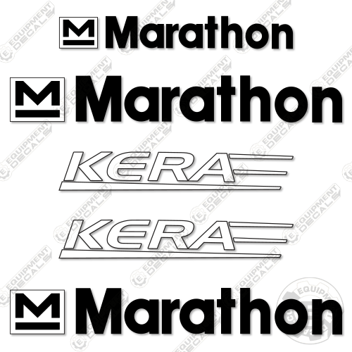 Fits Marathon Kera Decal Kit Crack Sealing Tar Kettle
