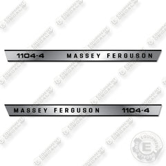 Massey Ferguson 1104-4 1970's Decal Kit Tractor- Aftermarket Kit